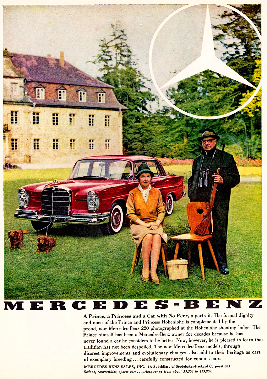 1960 Mercedes-Benz Auto Advertising